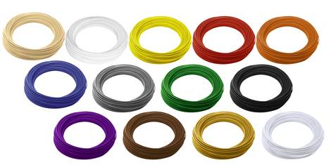 Filaments en différents coloris